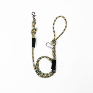 Destination Gray and Green 7MM Kernmantle Rope Dog Leash