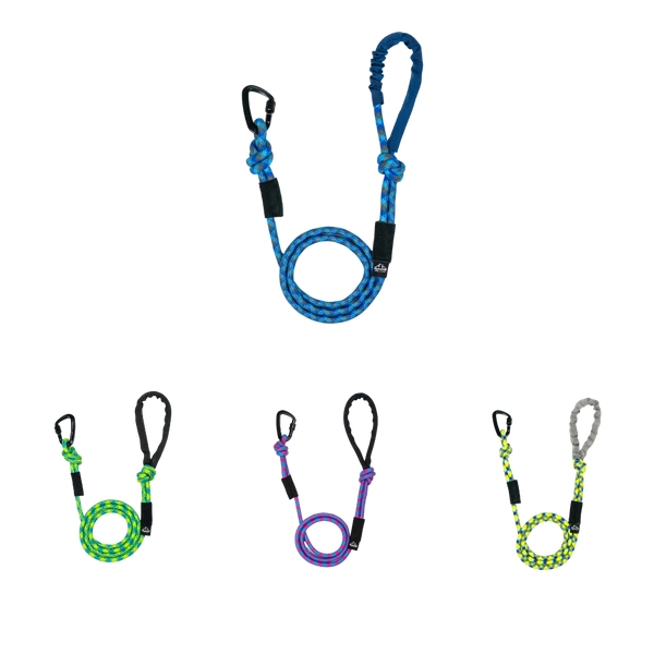 10MM Adventure Kernmantle Rope Dog Leash 72 inches (6 ft) / Blues
