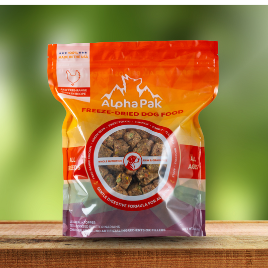 PREMIUM RAW FREEZE DRIED DOG FOOD CHICKEN