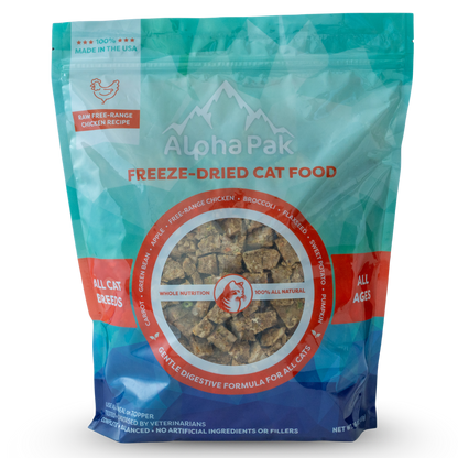 AlphaPak Freeze-Dried Cat Food - Chicken Recipe - 1 Bag