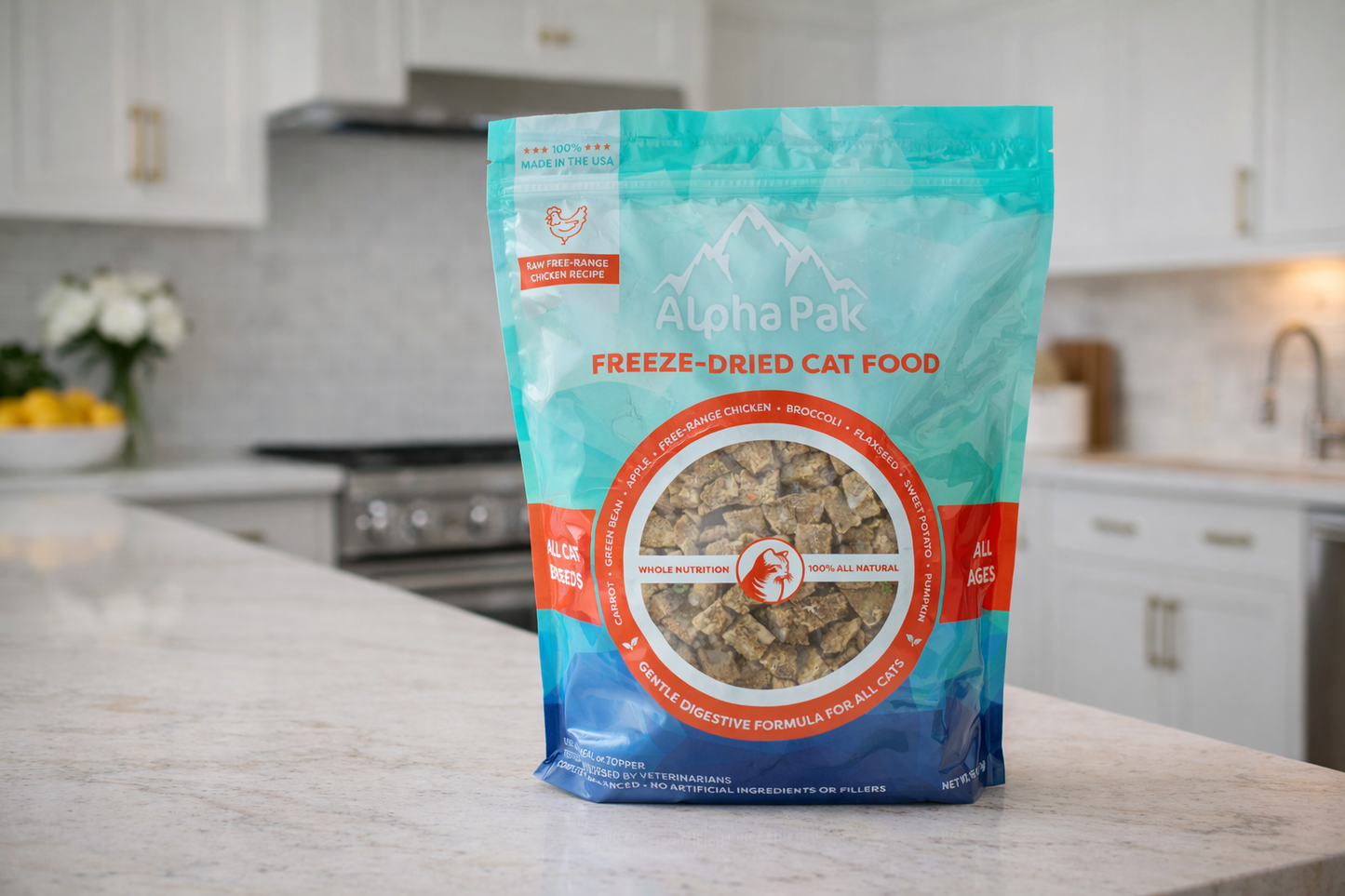 Premium Raw Freeze-Dried Cat Food - Chicken