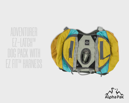 Adventurer 2-piece Dog Pack With EZ Latch™  Harness - SUNSET