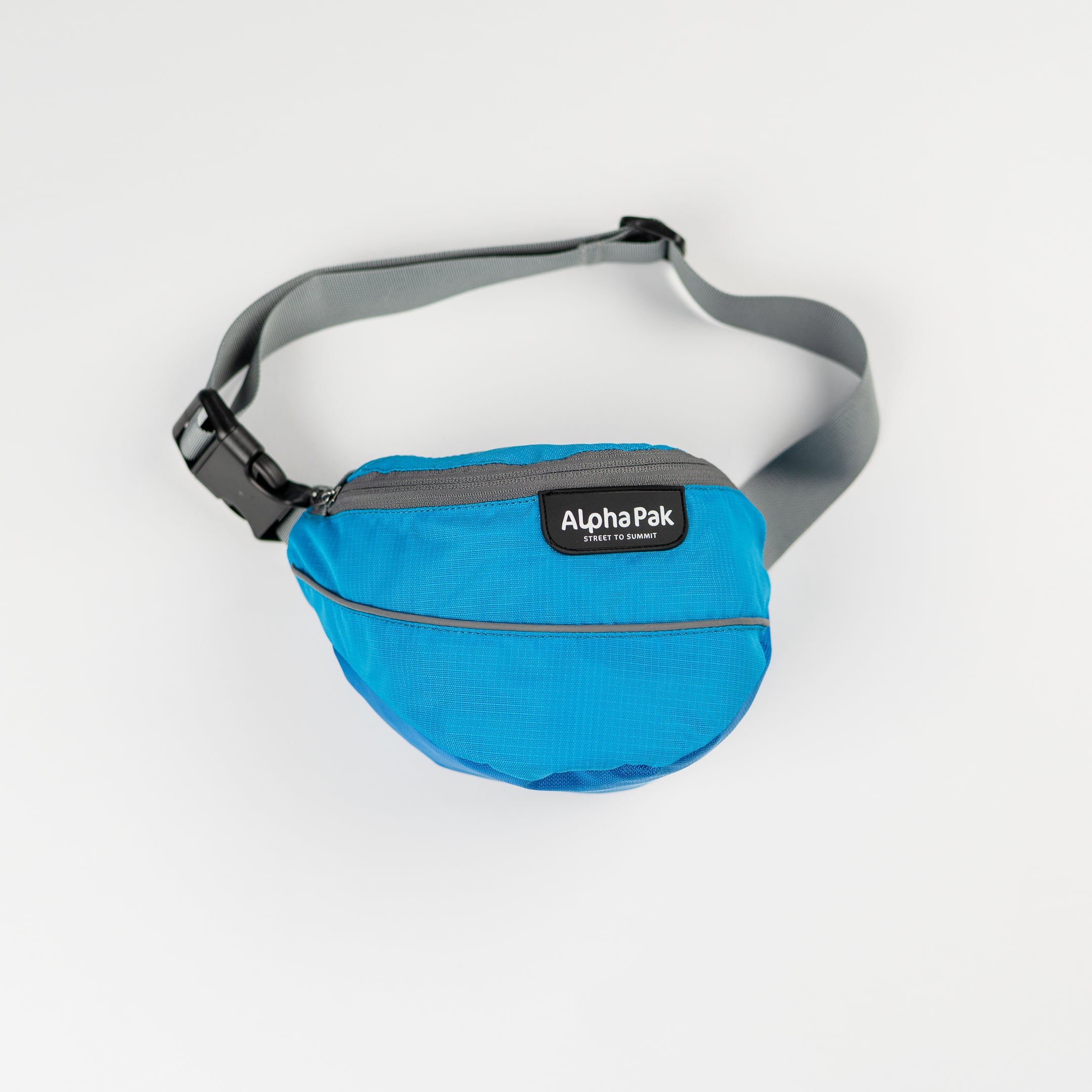 Pathfinder Hip Fanny Pack Blue and Gray