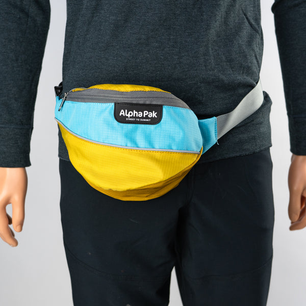 Adventurer Hip Pack Blue and Yellow